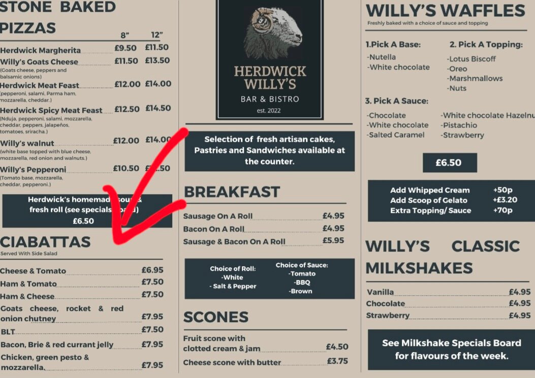 Herdwick Willy's Bar & Bistro