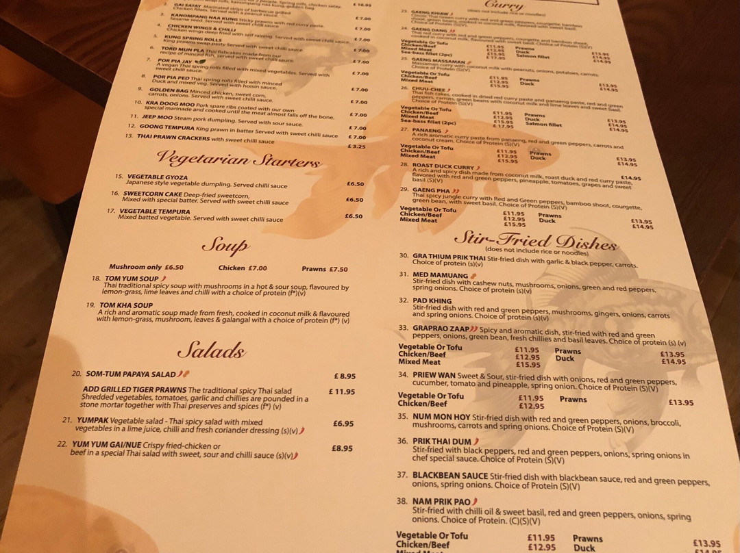 Meechok Thai Restaurant Colne