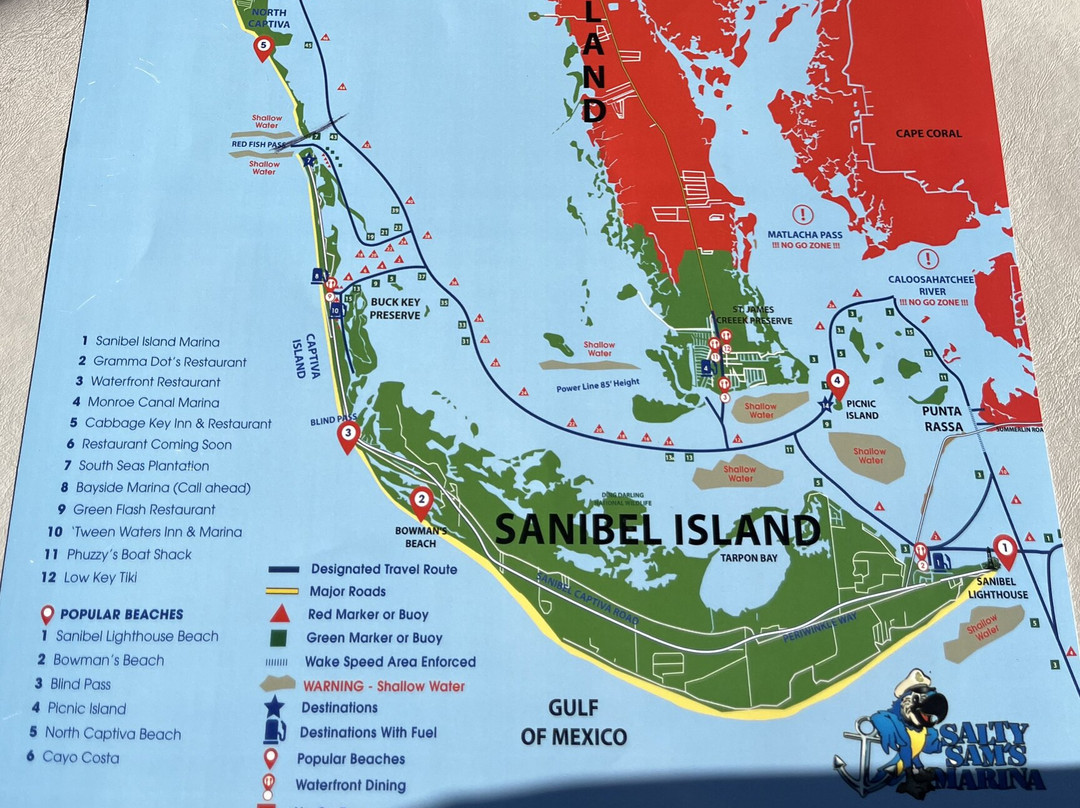 Salty Sam's Marina-迈尔斯堡海滩必去景点