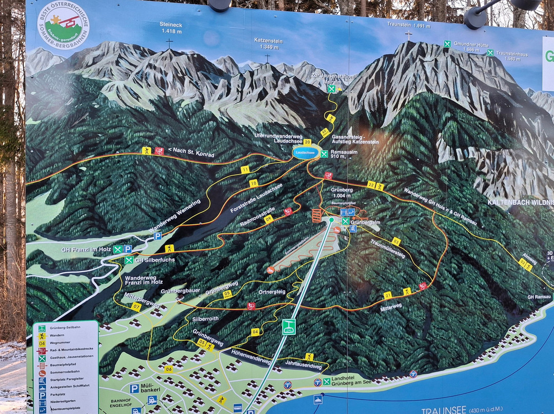 Gruenberg-Seilbahn-葛姆登必去景点