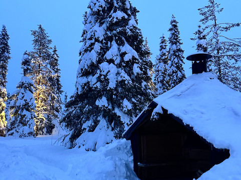 魔幻池塘自然冰屋酒店主图