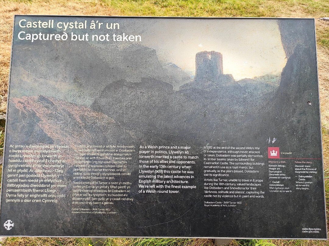 Castell Dolbadarn-Llanberis必去景点