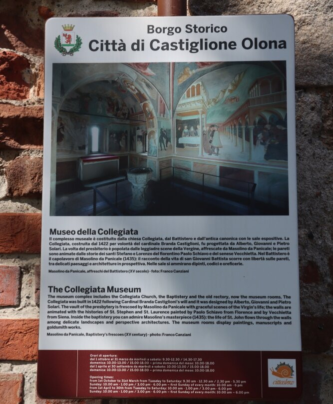 Museo della Collegiata-Castiglione Olona必去景点