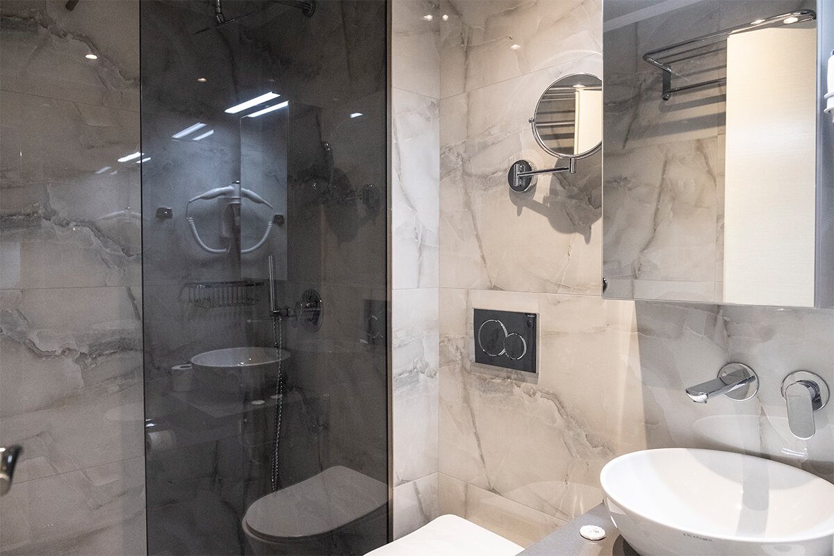 Hotel Alkioni by the Sea-浴室