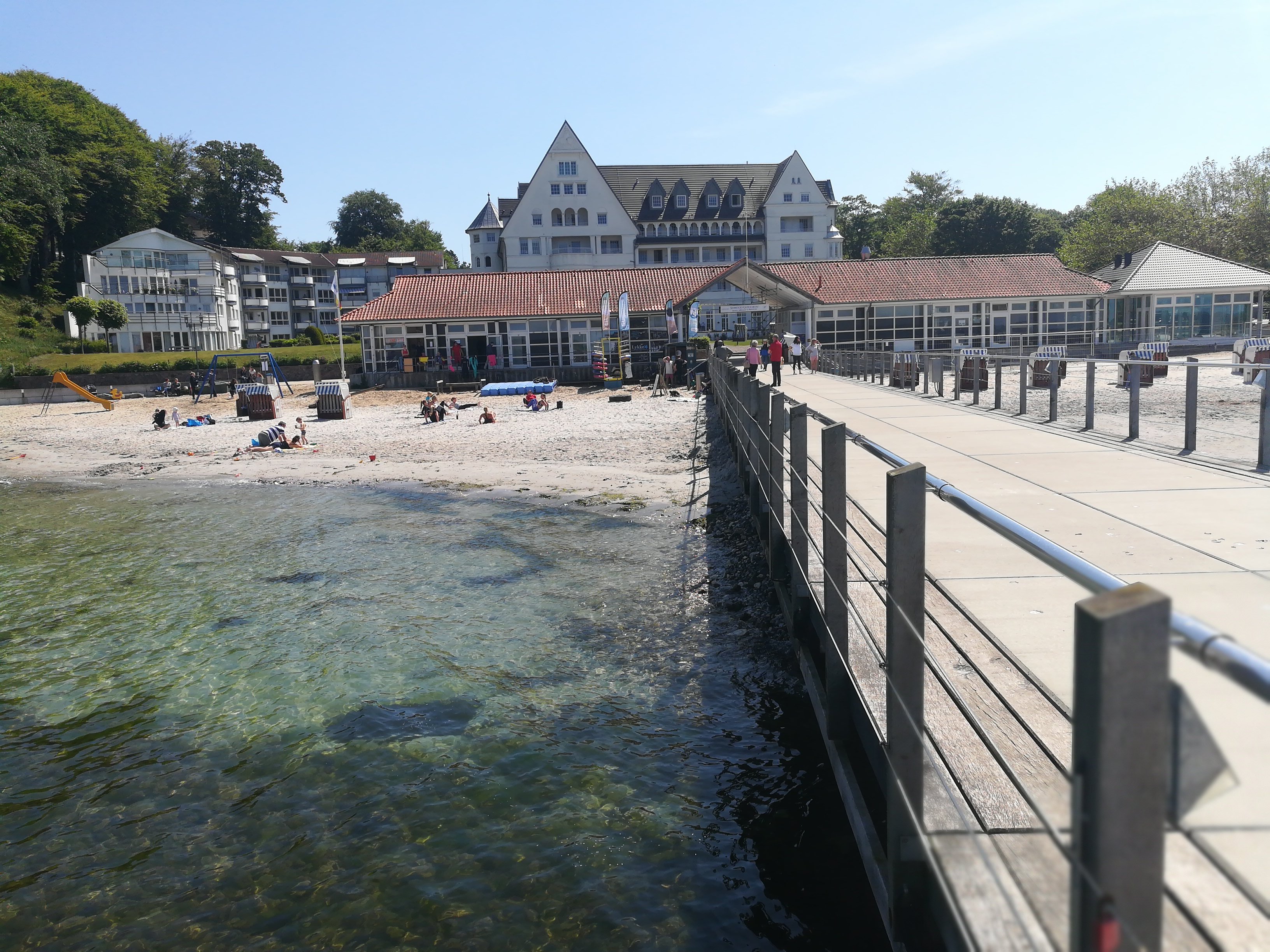Strandhotel Glucksburg-浴室