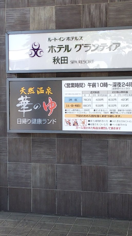 Route-Inn Grantia Akita Spa Resort-官方