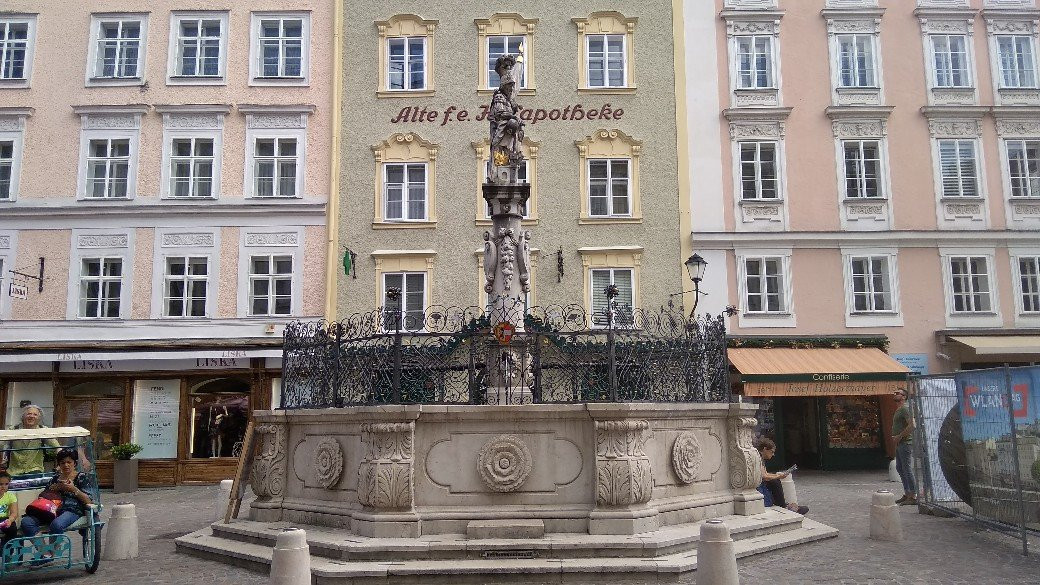 Der Florianibrunnen-萨尔茨堡必去景点