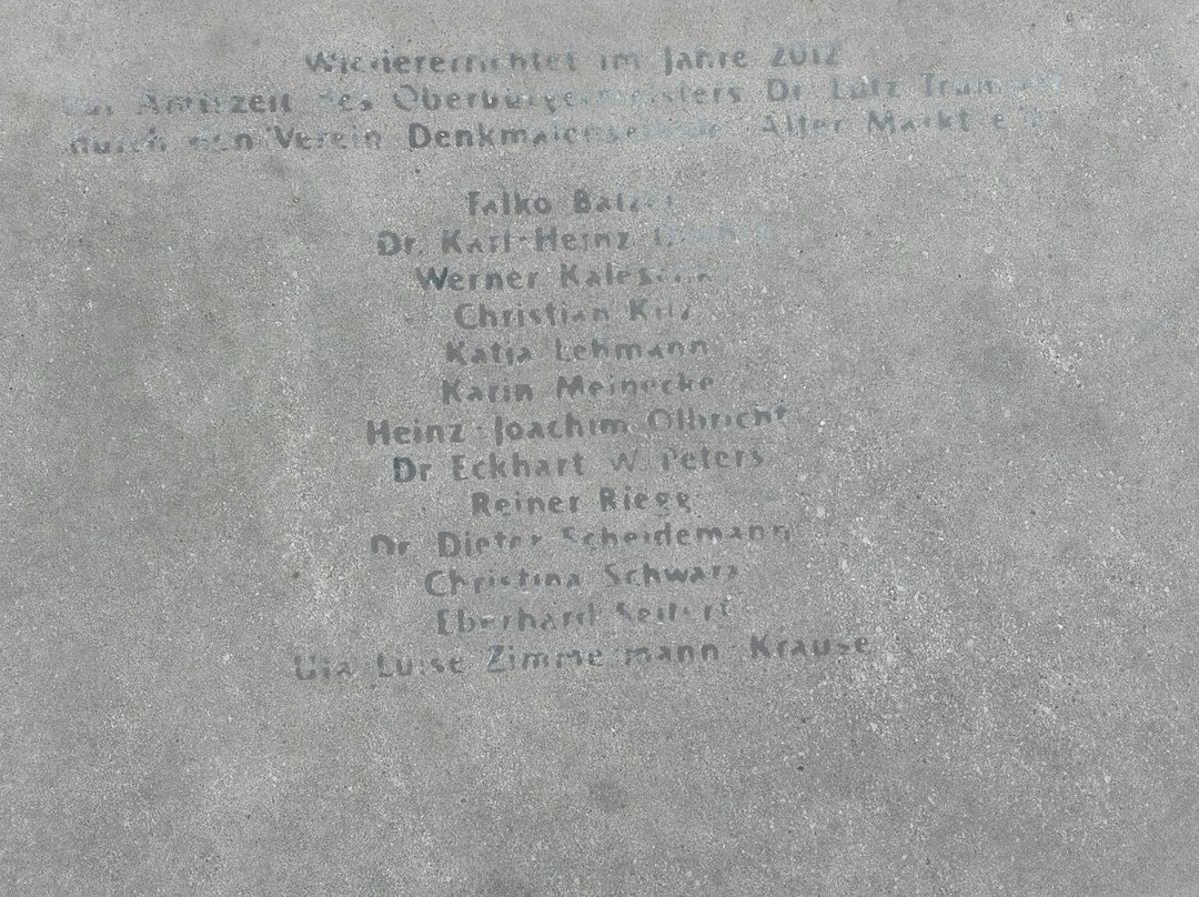 Hirschsäule-马格德堡必去景点