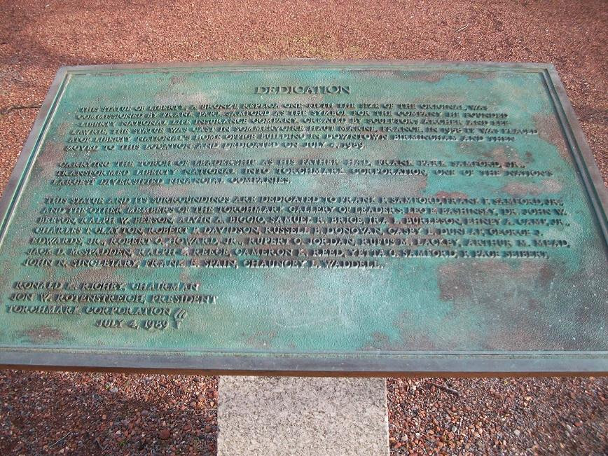 Statue of Liberty Replica-伯明翰必去景点