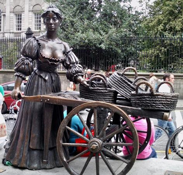 Molly Malone Statue-都柏林必去景点