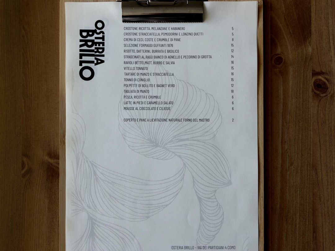 Brillo Osteria