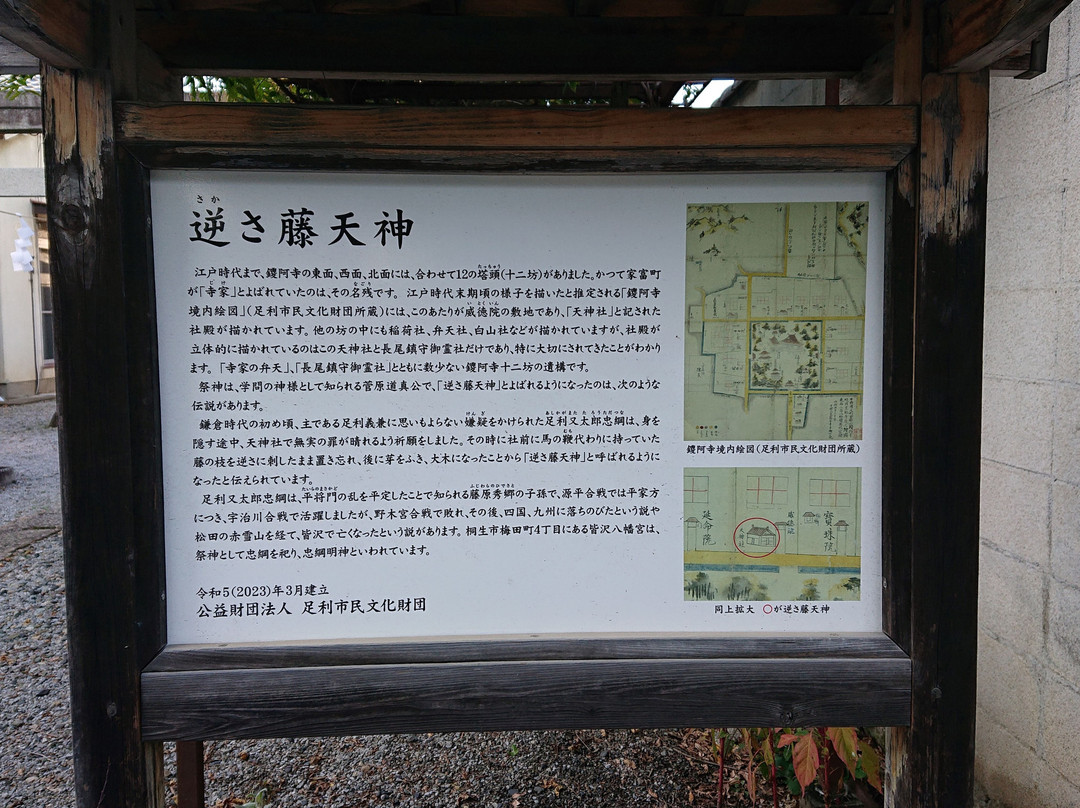 Sakasafuji Temman Shrine-足利市必去景点