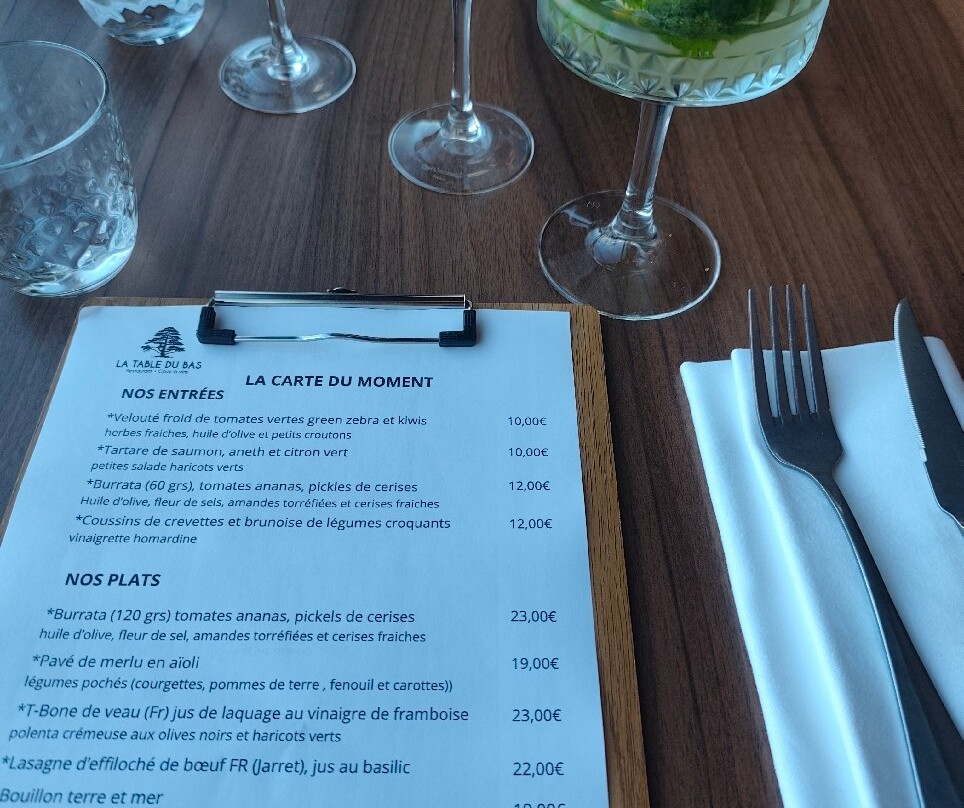 La Table Du Bas