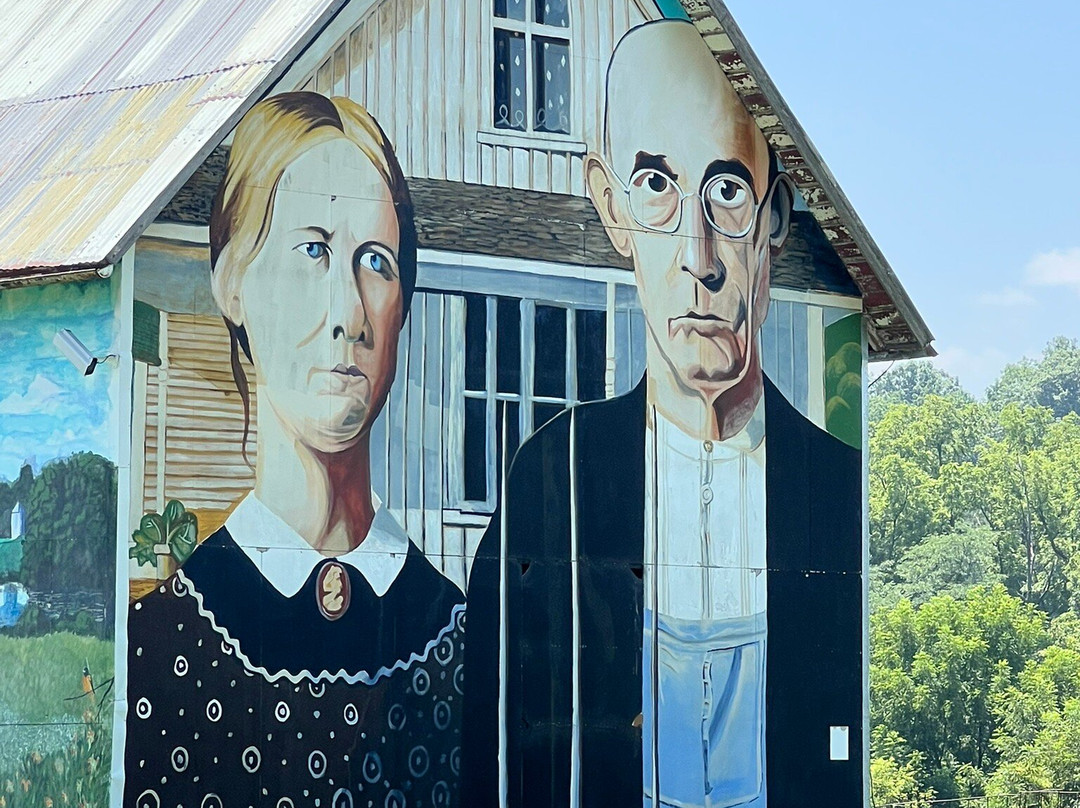 American Gothic Barn-Mount Vernon必去景点