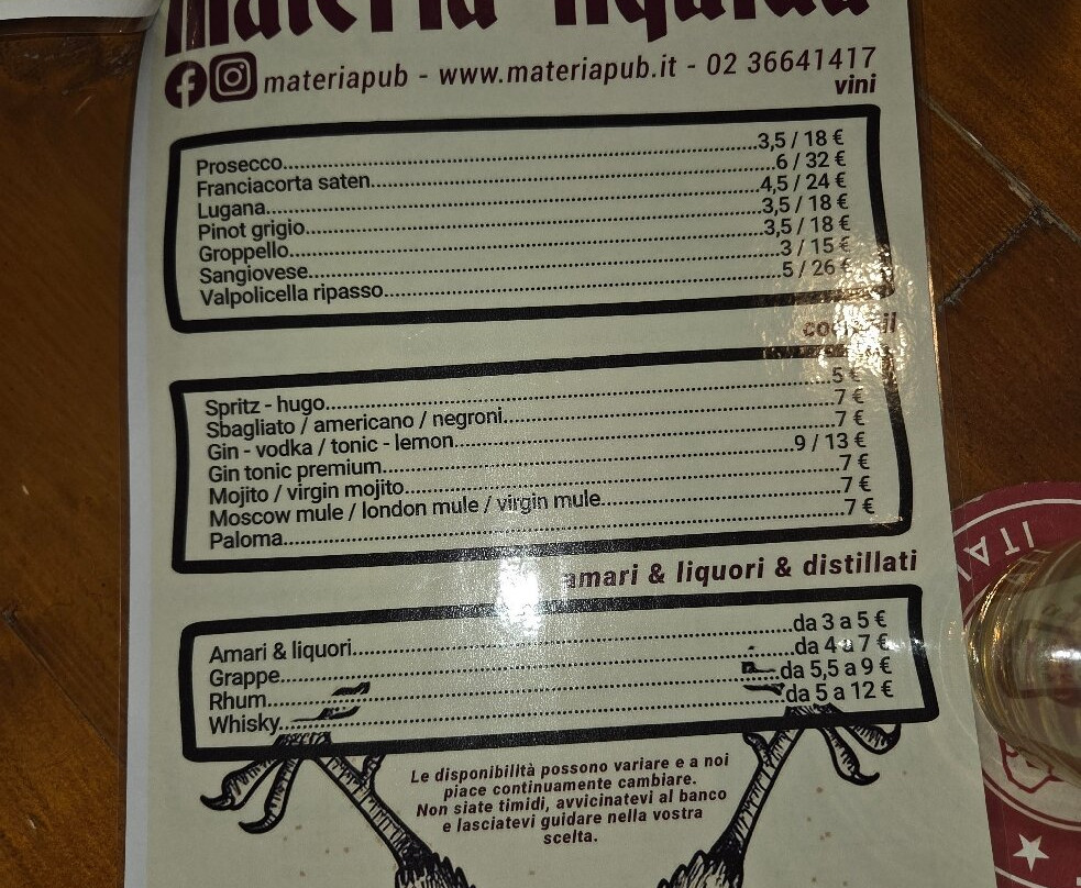 Materia Pub