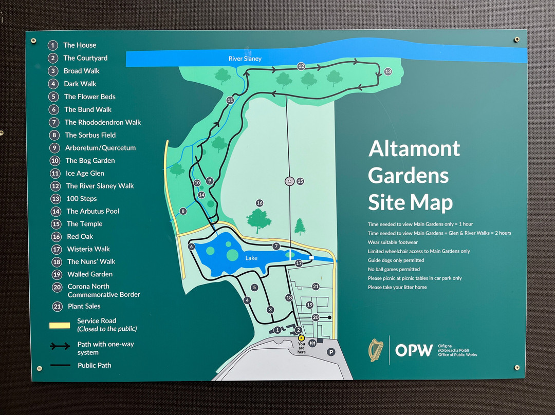 Altamont Gardens-Tullow必去景点