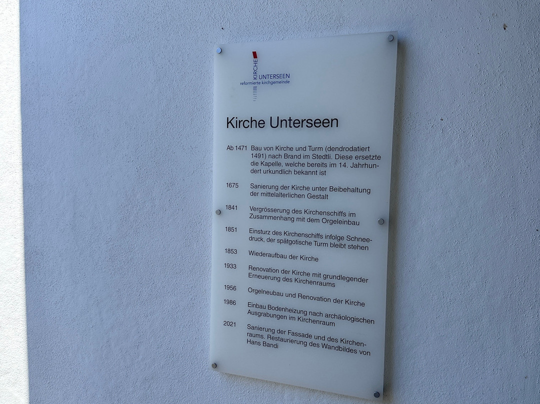 Reformierte Kirche Unterseen-下森必去景点