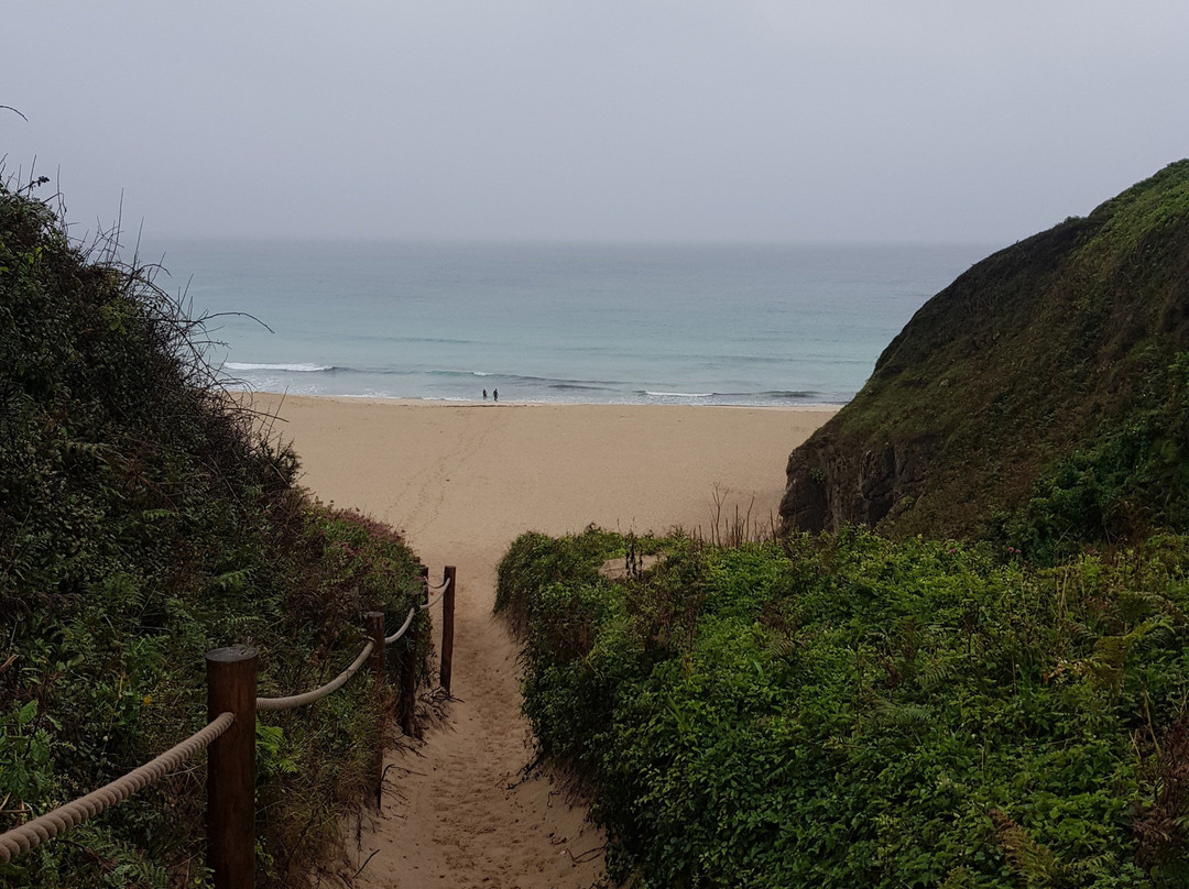 Porthcurno Beach景点图片