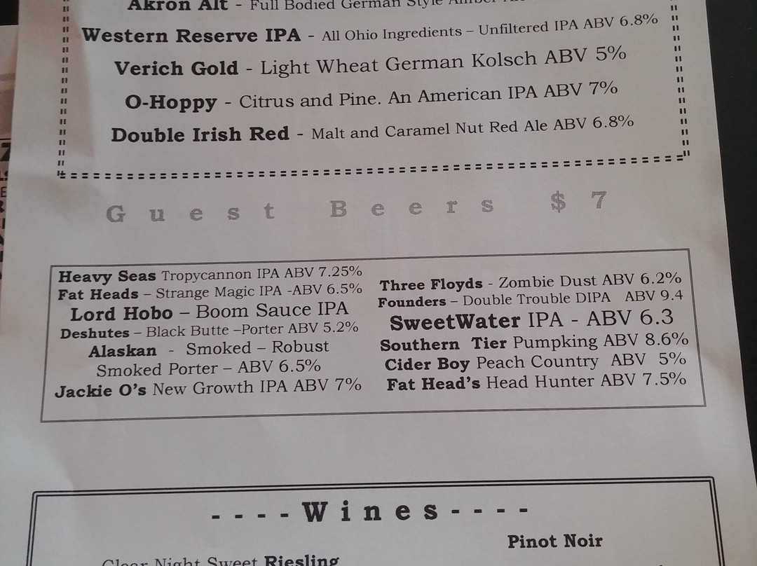 Ohio Brewing Company-Cuyahoga Falls必去景点