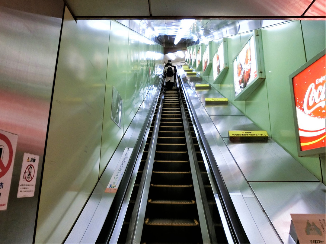 Enoshima Escalator-藤泽市必去景点