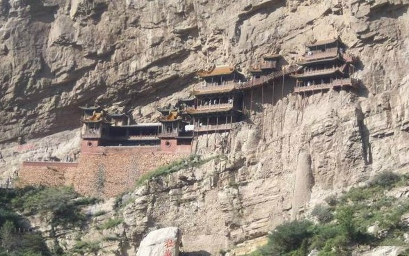 悬空寺景点图片