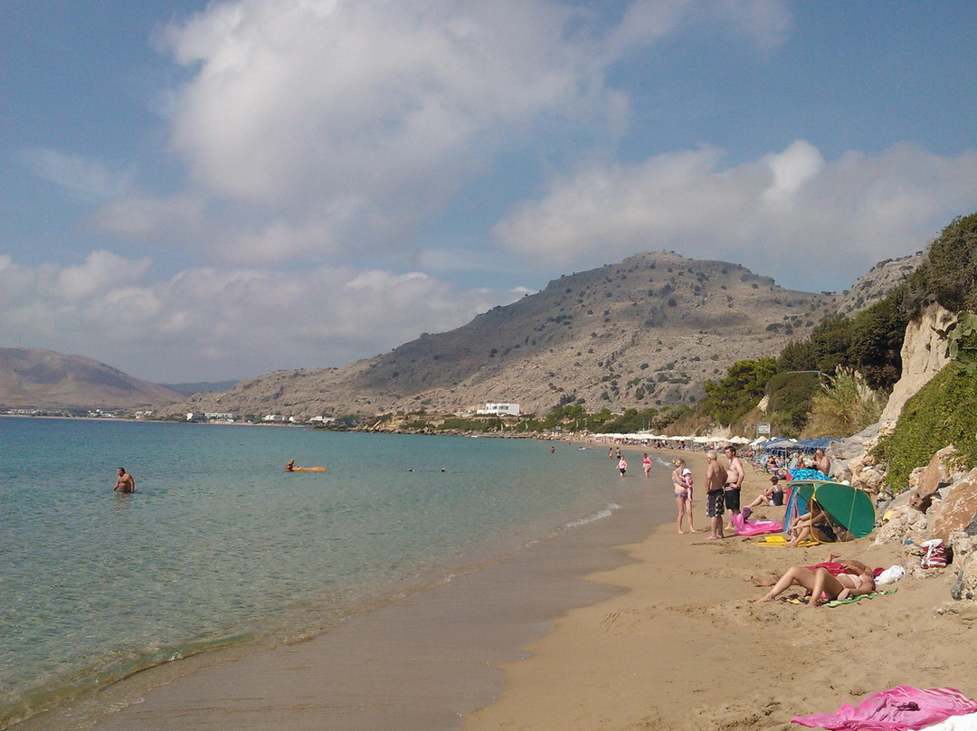Pefkos Beach-Pefkos必去景点
