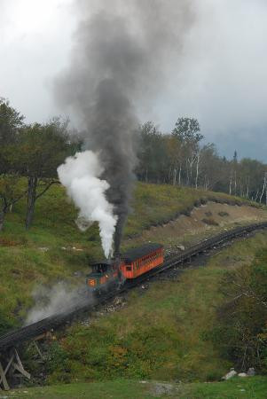 华盛顿山登山小火车-布雷顿森林必去景点