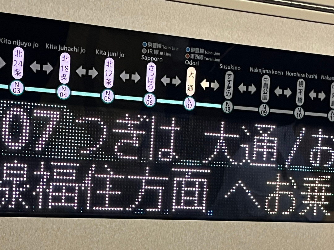 Sapporo City Subway-札幌市必去景点