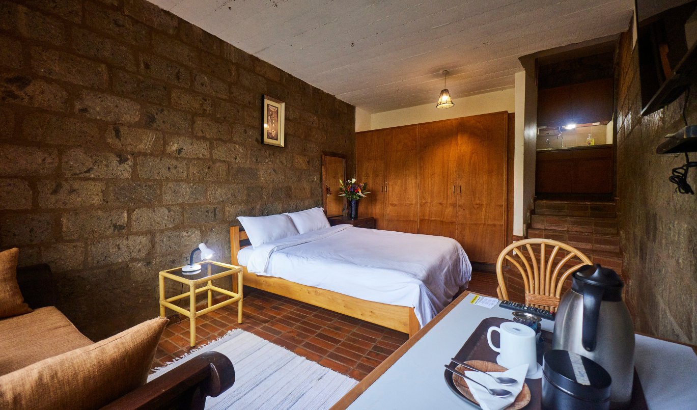 岩石停止瀑布别墅-客卧