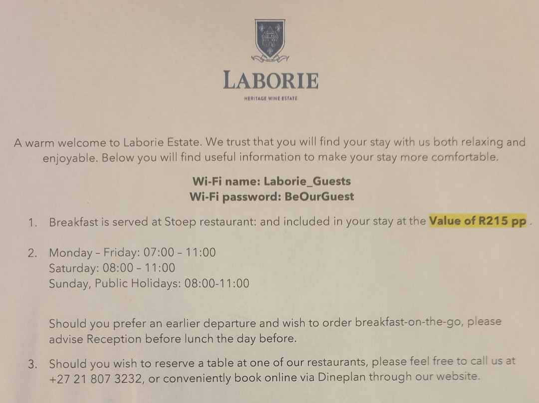 Laborie Estate主图