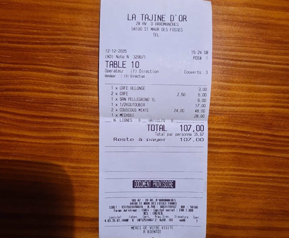 La Tajine D'or