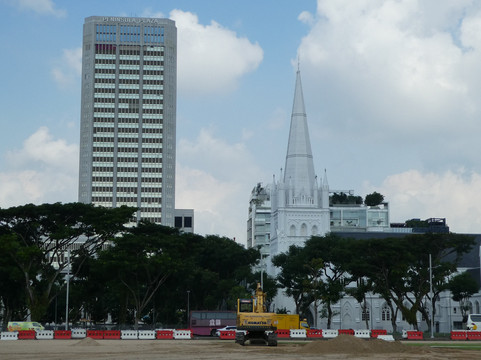 政府大厦大草场-新加坡必去景点