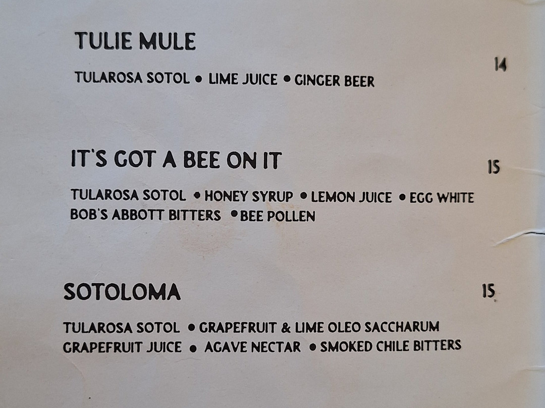 Tumbleweed Lounge at Tularosa Distillery-Tularosa必去景点