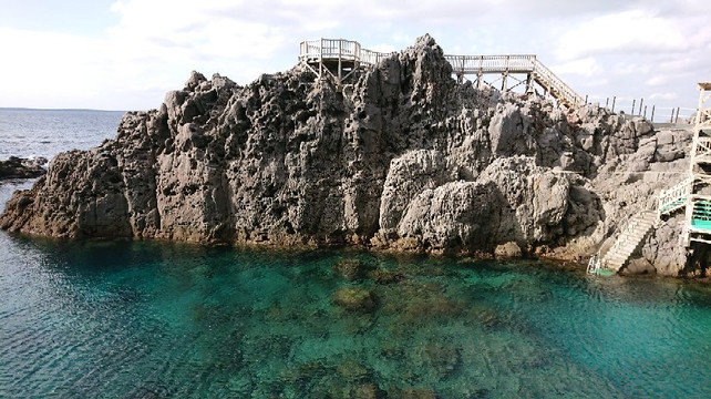 Akasaki Boardwalk-神津岛村必去景点