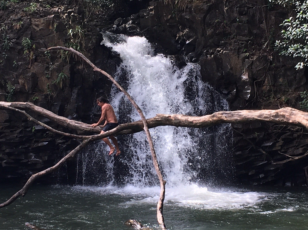 双子瀑布-夏威夷大岛必去景点