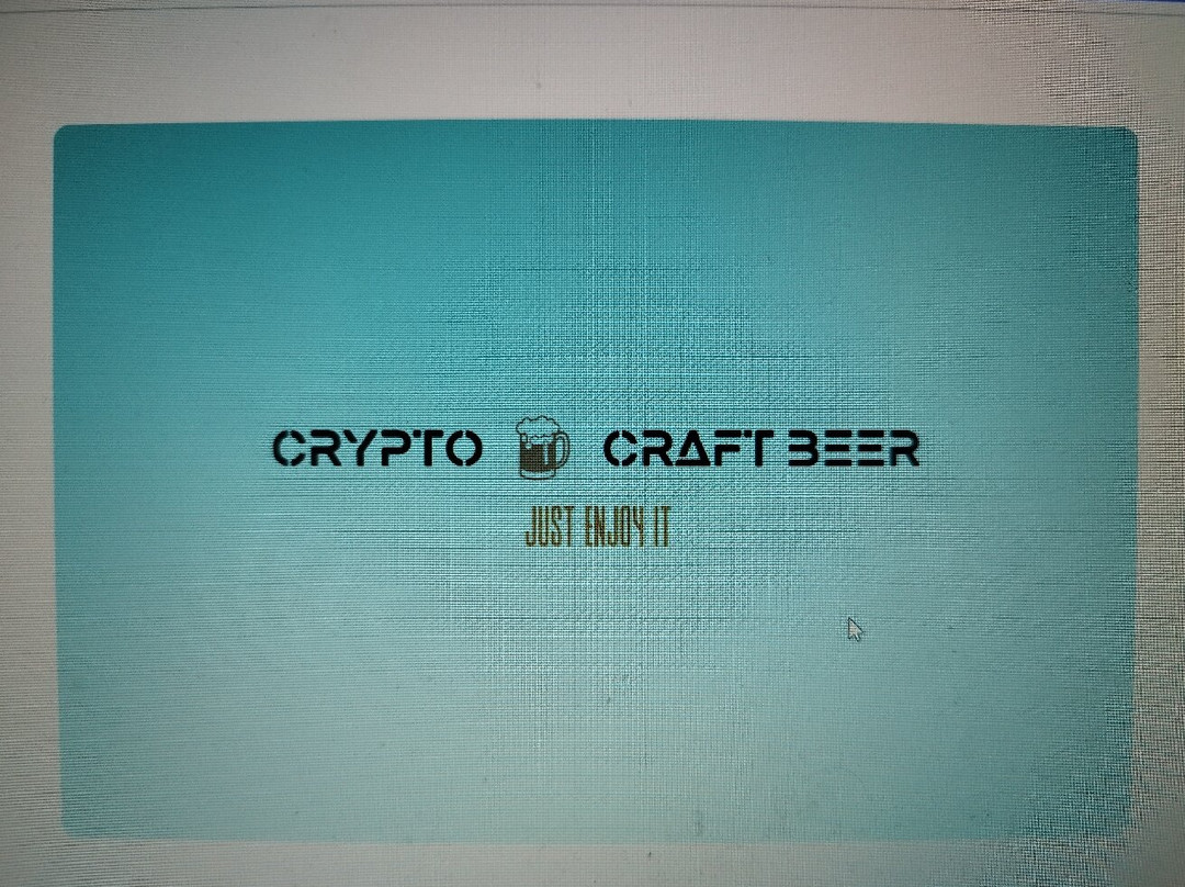 Crypto Craft Beer