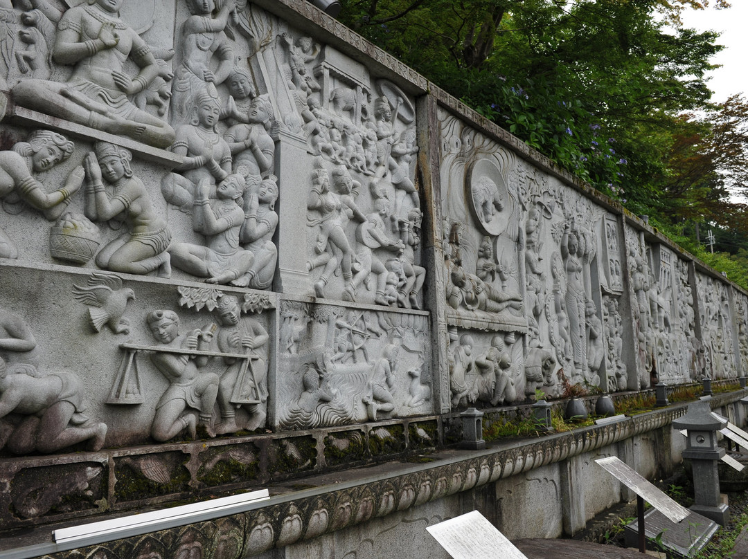 Tsubosaka-dera Temple Tenjiku Torai Hotokedenzu Relief景点图片