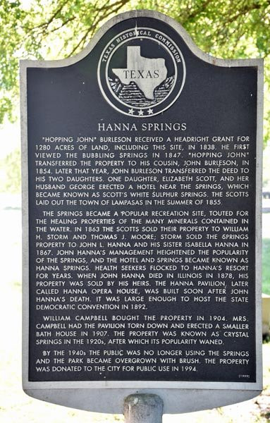 Hanna Springs Sculpture Garden-Lampasas必去景点