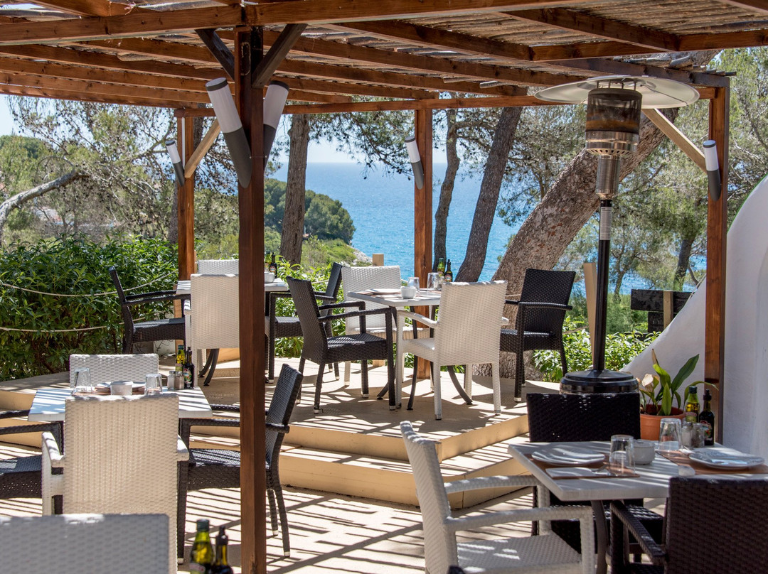 Cala Anguila餐馆和美食-Sa Cala Beach