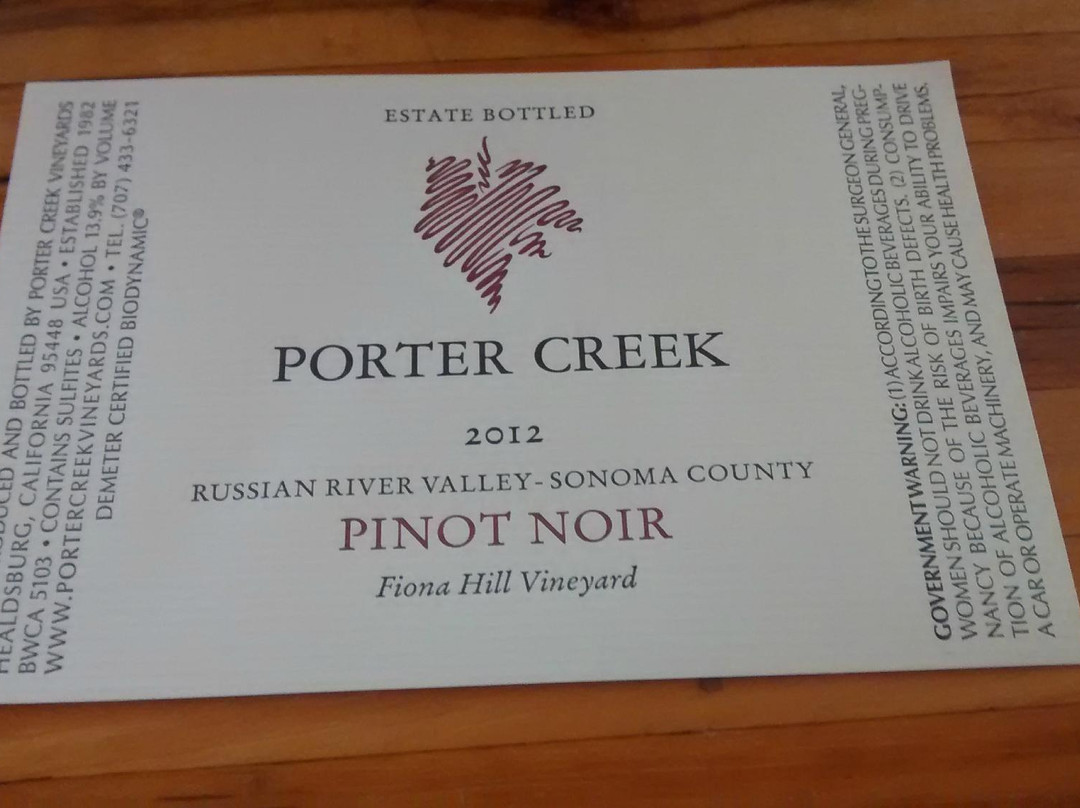 Porter Creek Vineyards景点图片