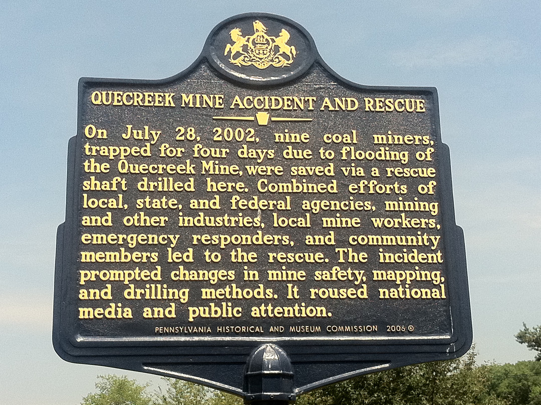 Quecreek Mine Rescue Site-萨默塞特必去景点