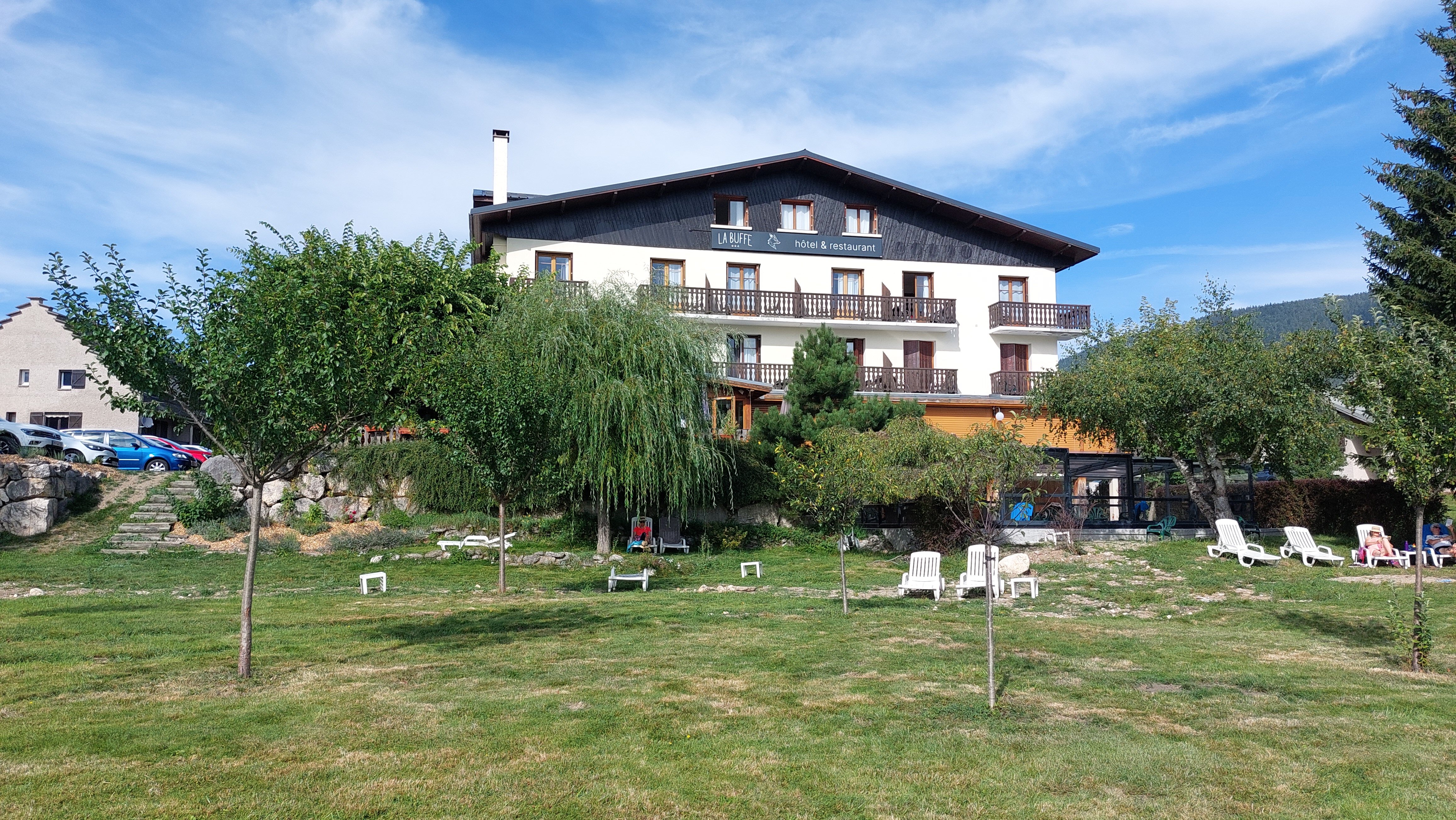 Hôtel Restaurant La Buffe-浴室