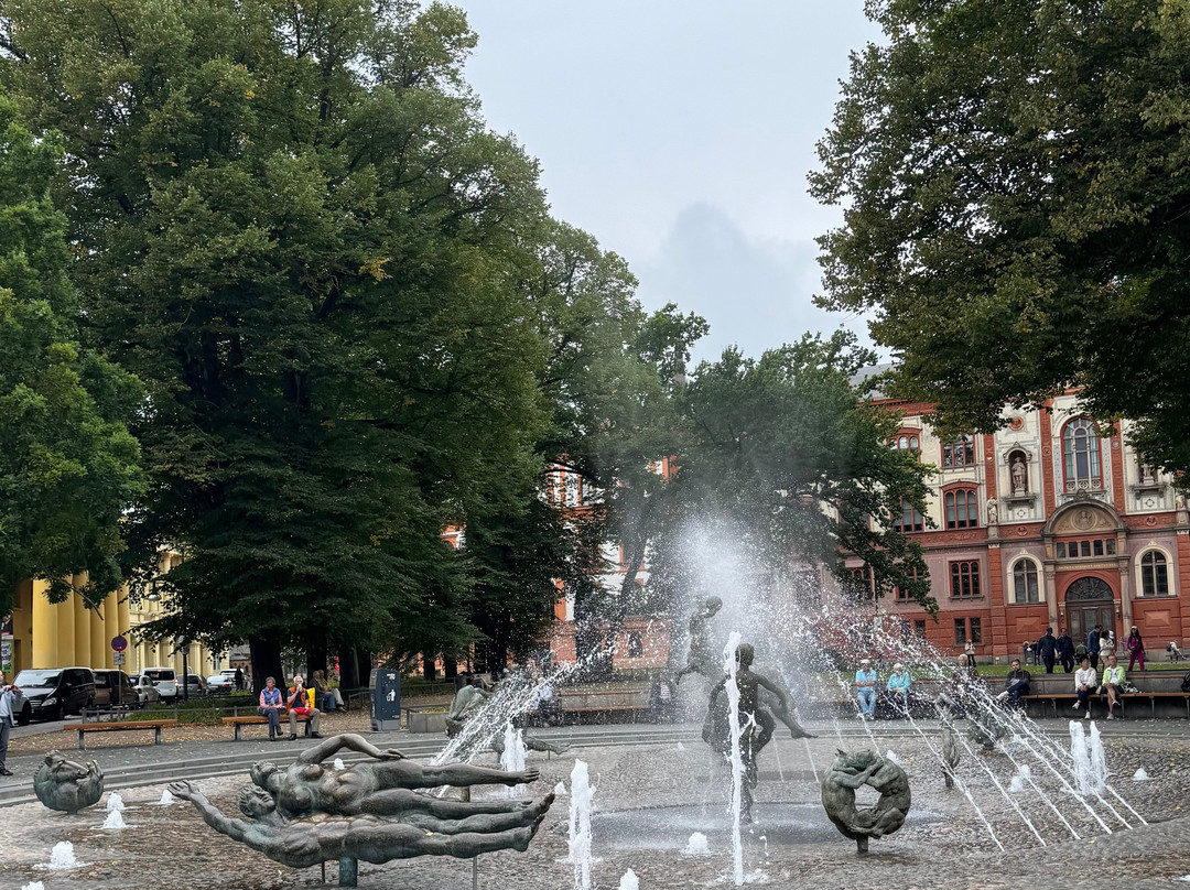 Brunnen der Lebensfreude-罗斯托克必去景点