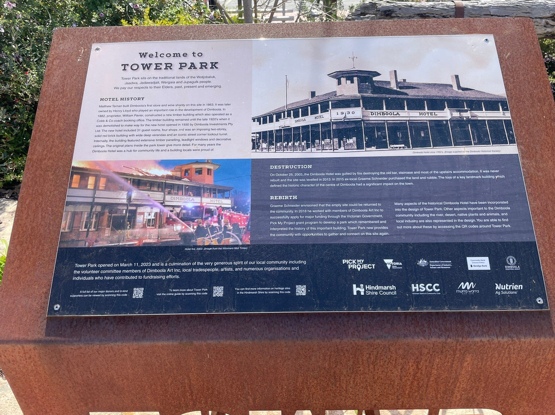 Tower Park-Dimboola必去景点