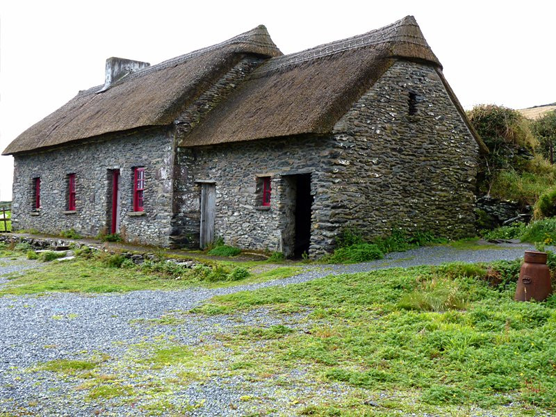 Irish Famine Cottages景点图片
