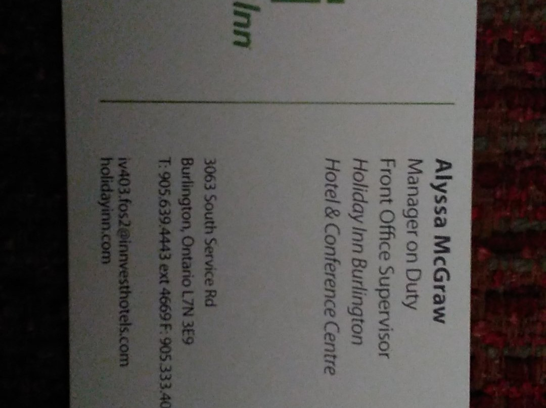 Holiday Inn Burlington Conference Centre By IHG主图