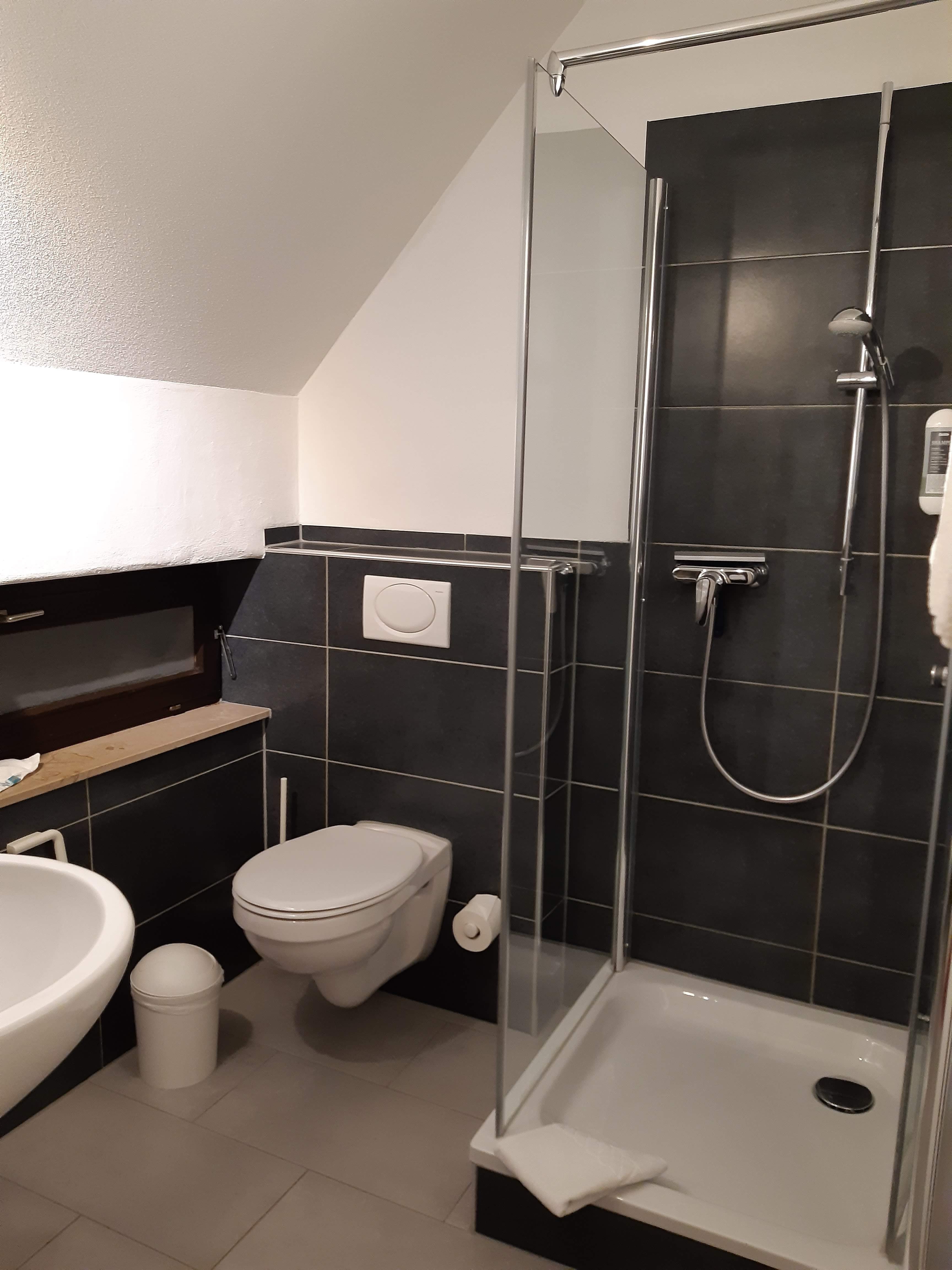 Pension am Weinberg-浴室