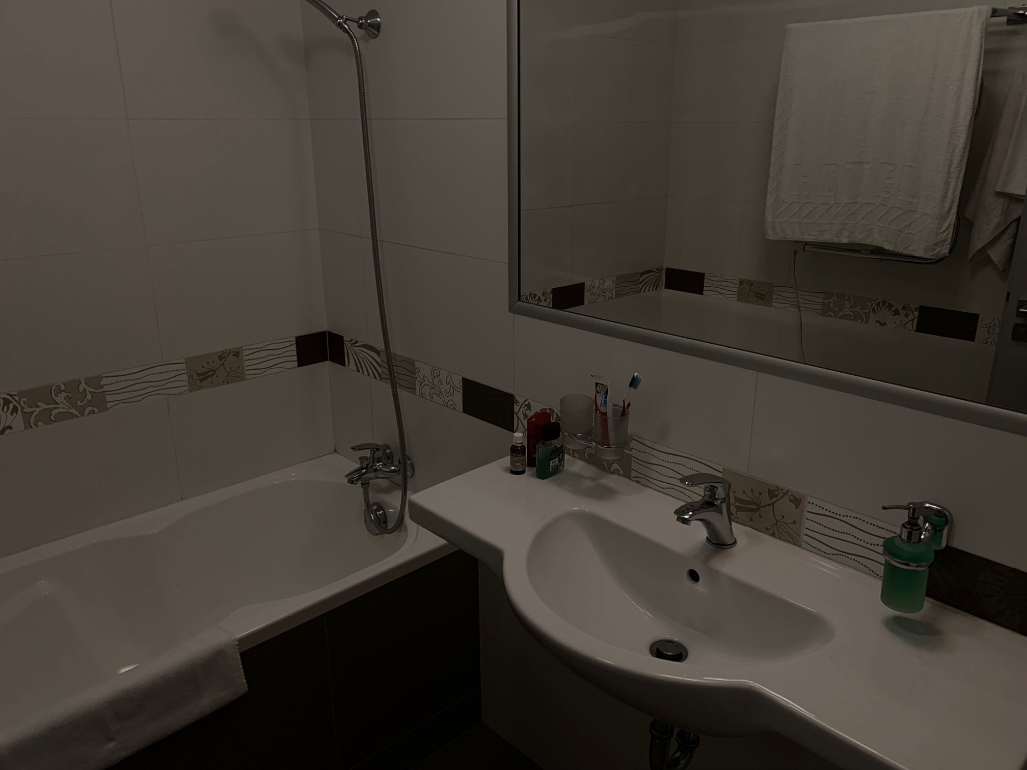 Hotel S-Centrum Decin-浴室