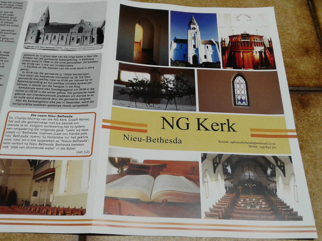 Dutch Reformed Church-Nieu-Bethesda必去景点