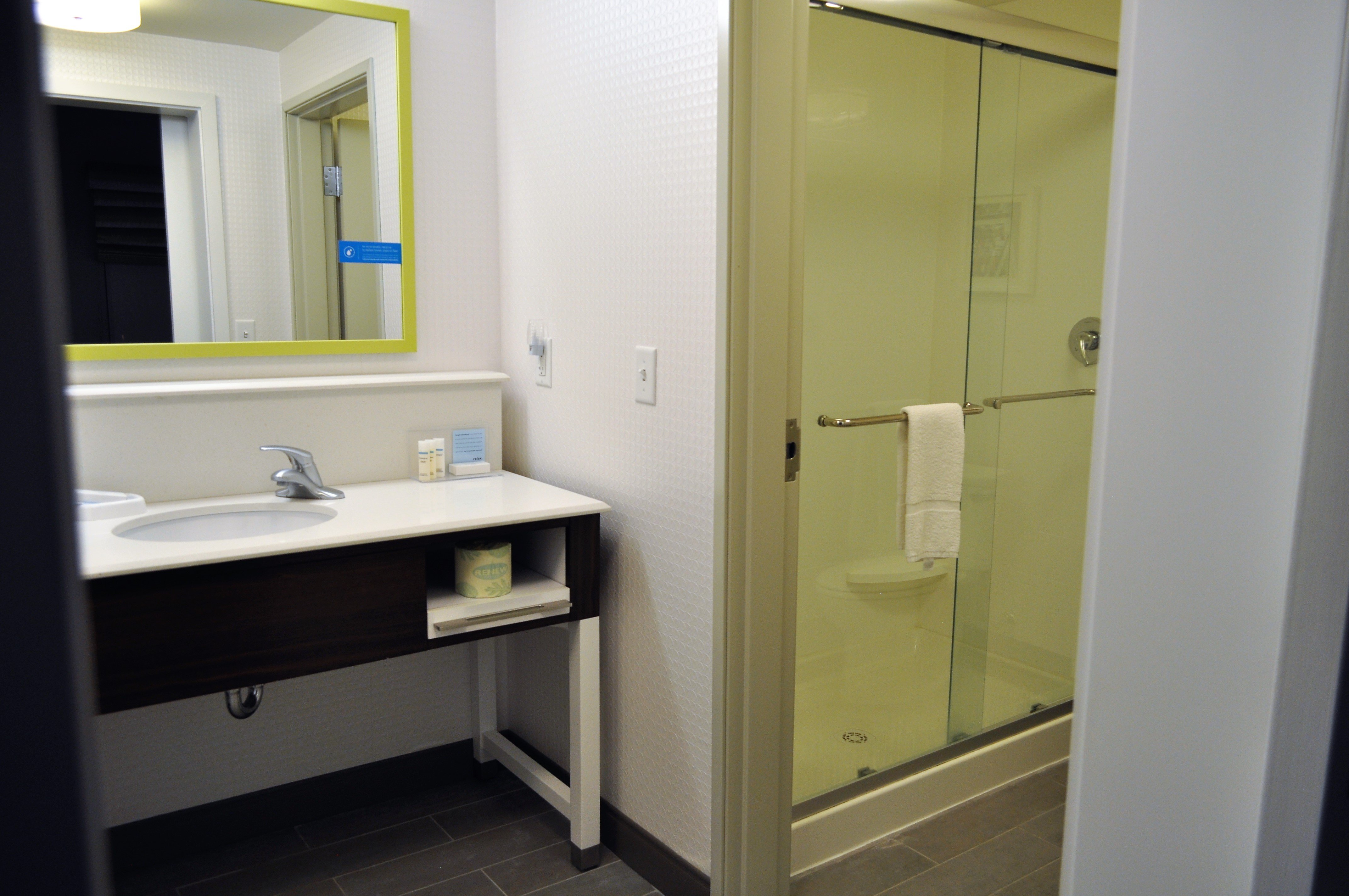 Hampton Inn & Suites St. Paul Oakdale/Woodbury-浴室